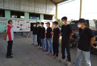 Apel peserta pelatihan mekanik bengkel