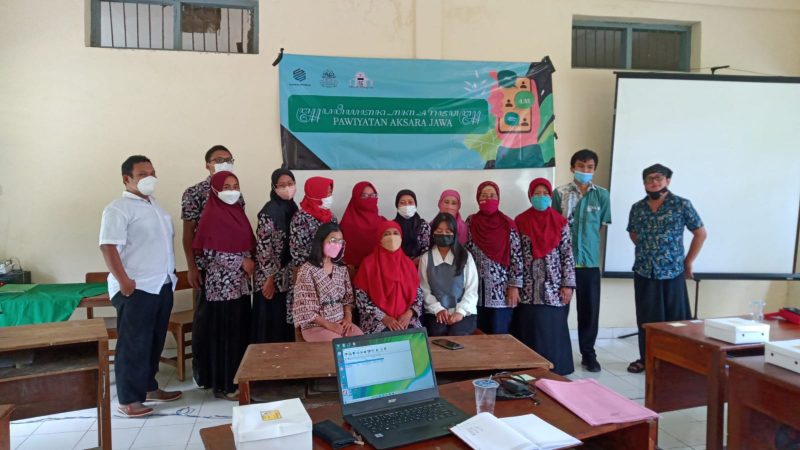 Program Pawiyatan Aksara Jawa GTK SMP Ma'arif Gamping