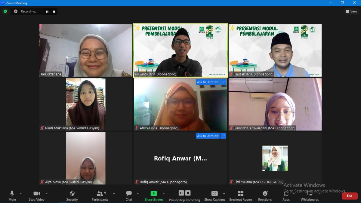 Workshop Penyusunan Modul Pembelajaran